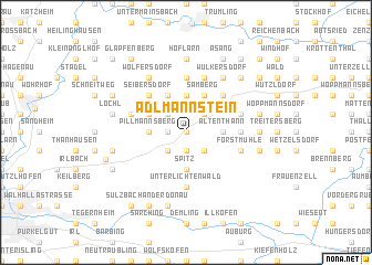 map of Adlmannstein