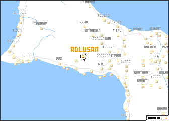 map of Adlusan