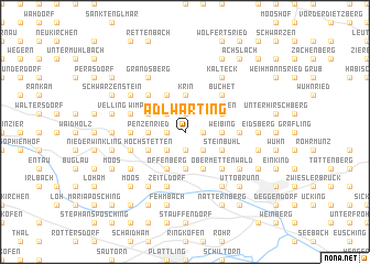 map of Adlwarting