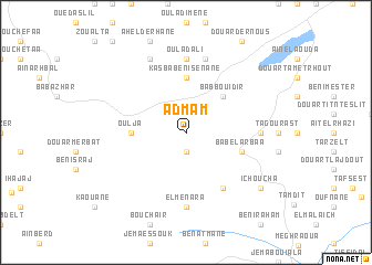 map of Admam