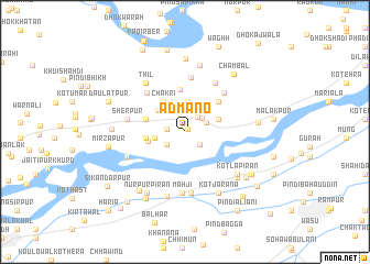 map of Admāno