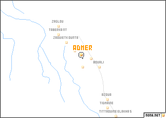 map of Admer