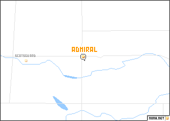 map of Admiral