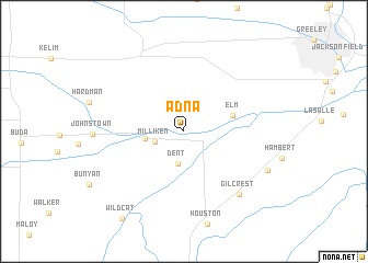 map of Adna