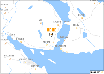 map of Ådne