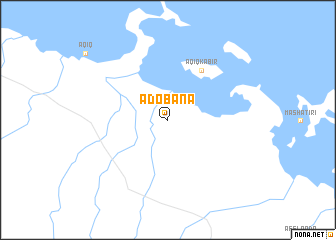 map of Adobana