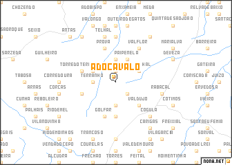 map of A do Cavalo