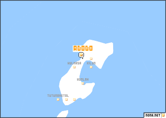 map of Adodo