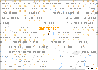 map of A do Freire