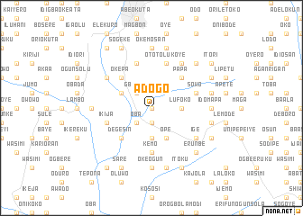 map of Adogo