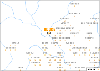 map of Adoke