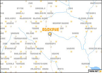 map of Adokpwé