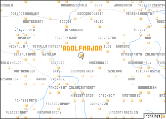 map of Adolfmajor