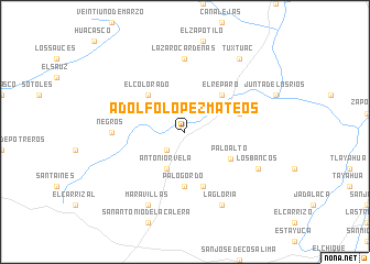 map of Adolfo López Mateos