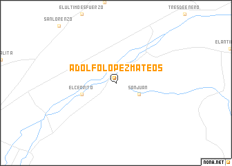 map of Adolfo López Mateos