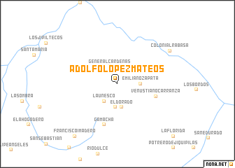 map of Adolfo LópezMateos