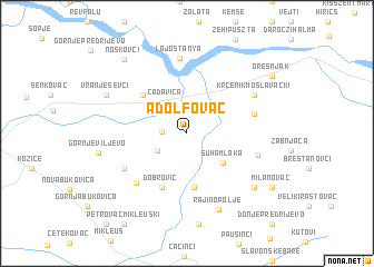 map of Adolfovac