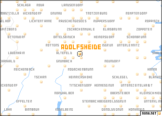 map of Adolfsheide