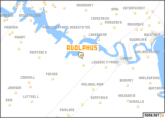 map of Adolphus