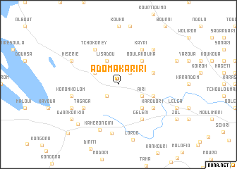 map of Adomakariri