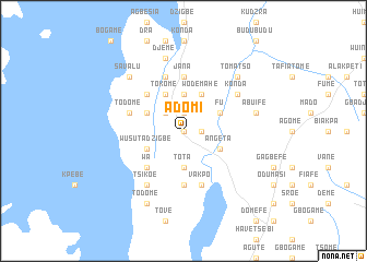 map of Adomi