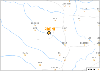 map of Adomi