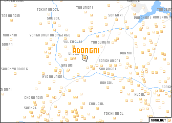 map of Adong-ni