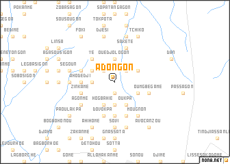 map of Adongon