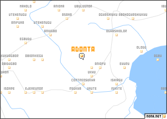 map of Adonta