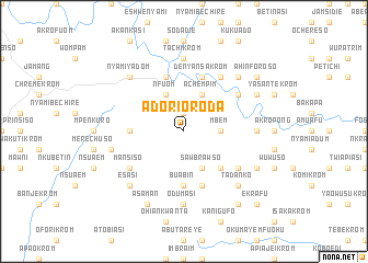 map of Adorior Oda