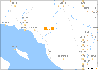 map of Adori