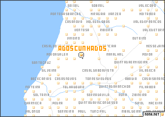 map of A dos Cunhados