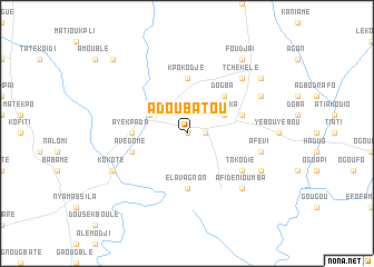 map of Adoubatou