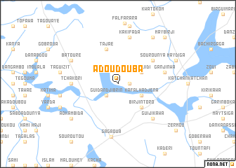 map of Adoudouba