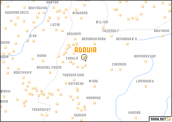 map of Adouia