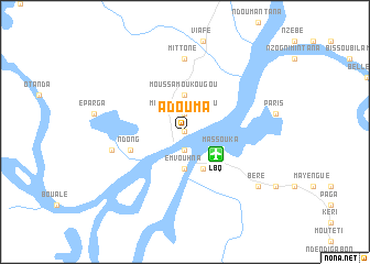 map of Adouma