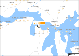 map of Adouma