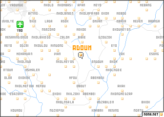 map of Adoum