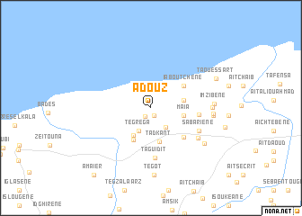 map of Adoûz