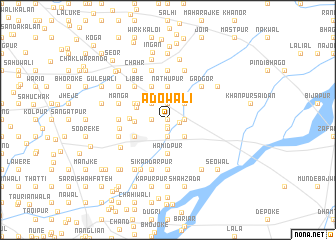 map of Adowāli