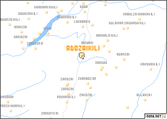 map of Adozai Kili