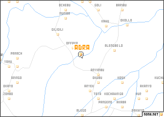 map of Adra