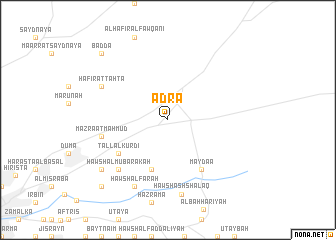 map of ‘Adrā