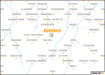 map of Adrhous