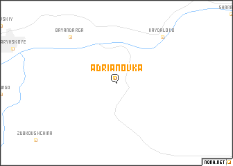 map of Adrianovka