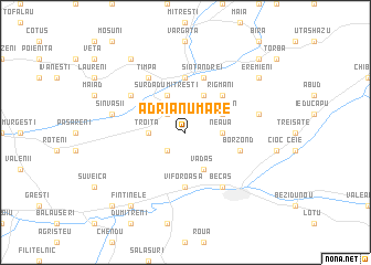 map of Adrianu Mare