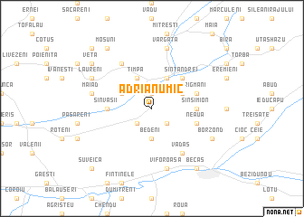 map of Adrianu Mic