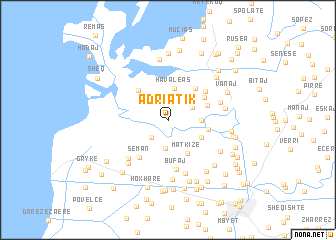 map of Adriatik