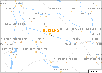 map of Adriers