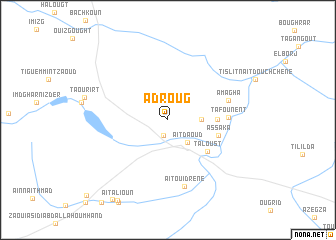 map of Adroug